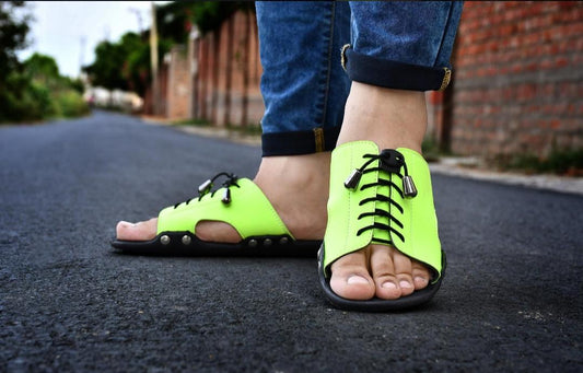 Metmo Green casual slippers
